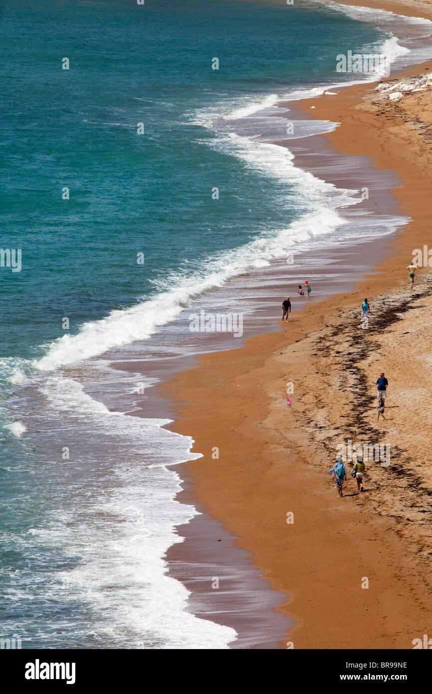 Der Strand von Durdle Door, Dorset, Großbritannien Stockfoto