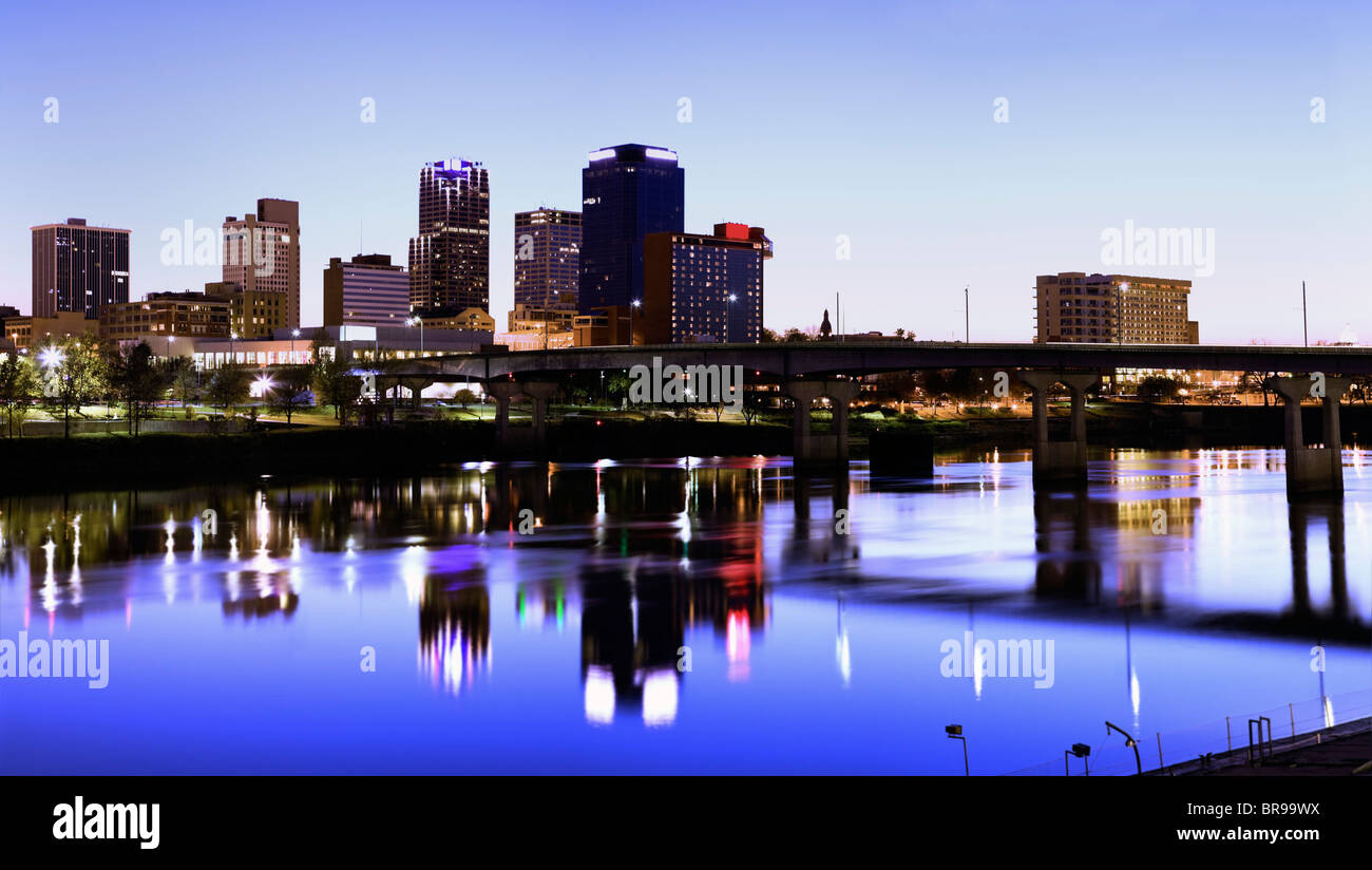 Abend in Little Rock Stockfoto