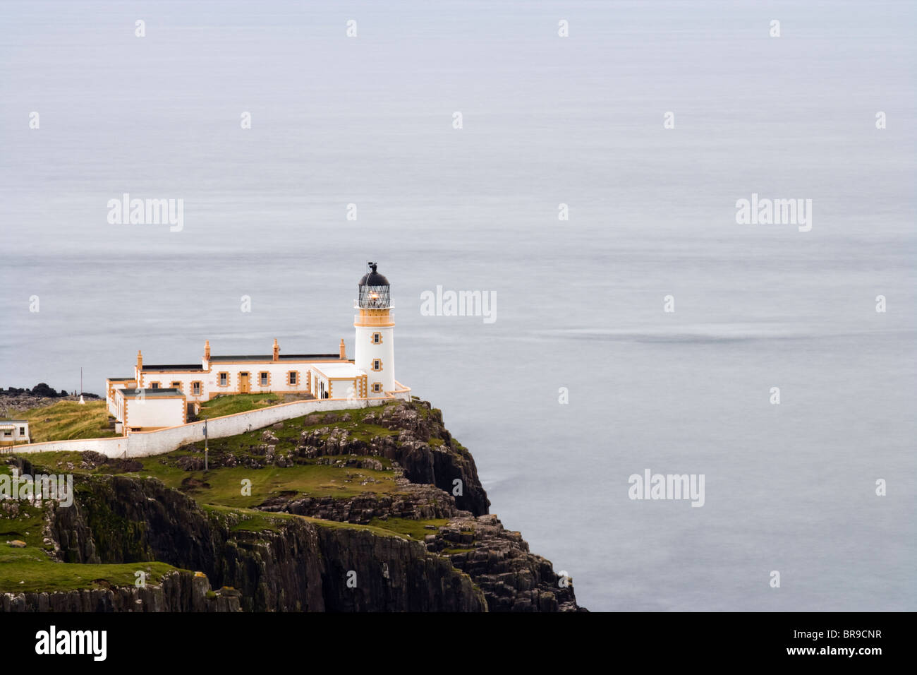 Landschaftlich Point Lighthouse, Isle Of Skye Highland, Schottland. Stockfoto