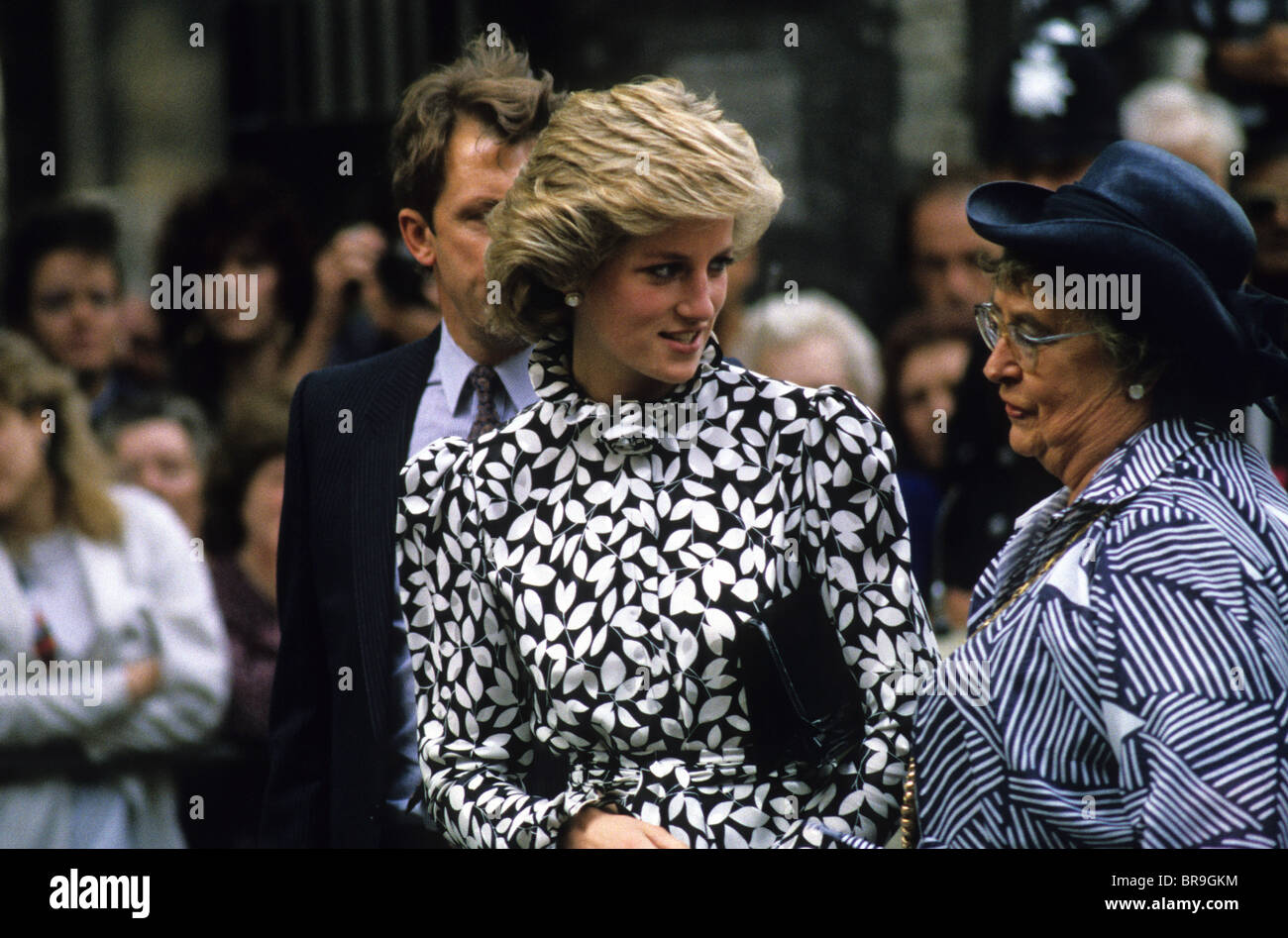 Lady Diana Spencer kurz vor ihrer Hochzeit mit Prinz Charles im Jahr 1981 Stockfoto