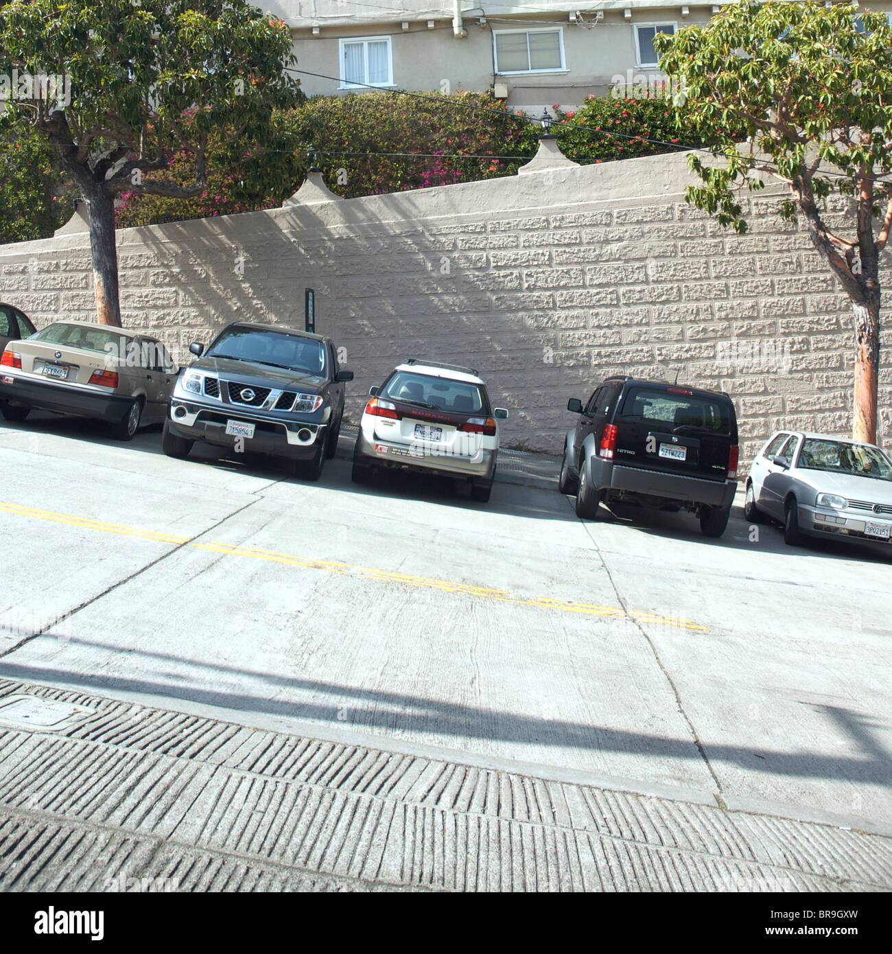 Straßen von San Francisco Stockfoto