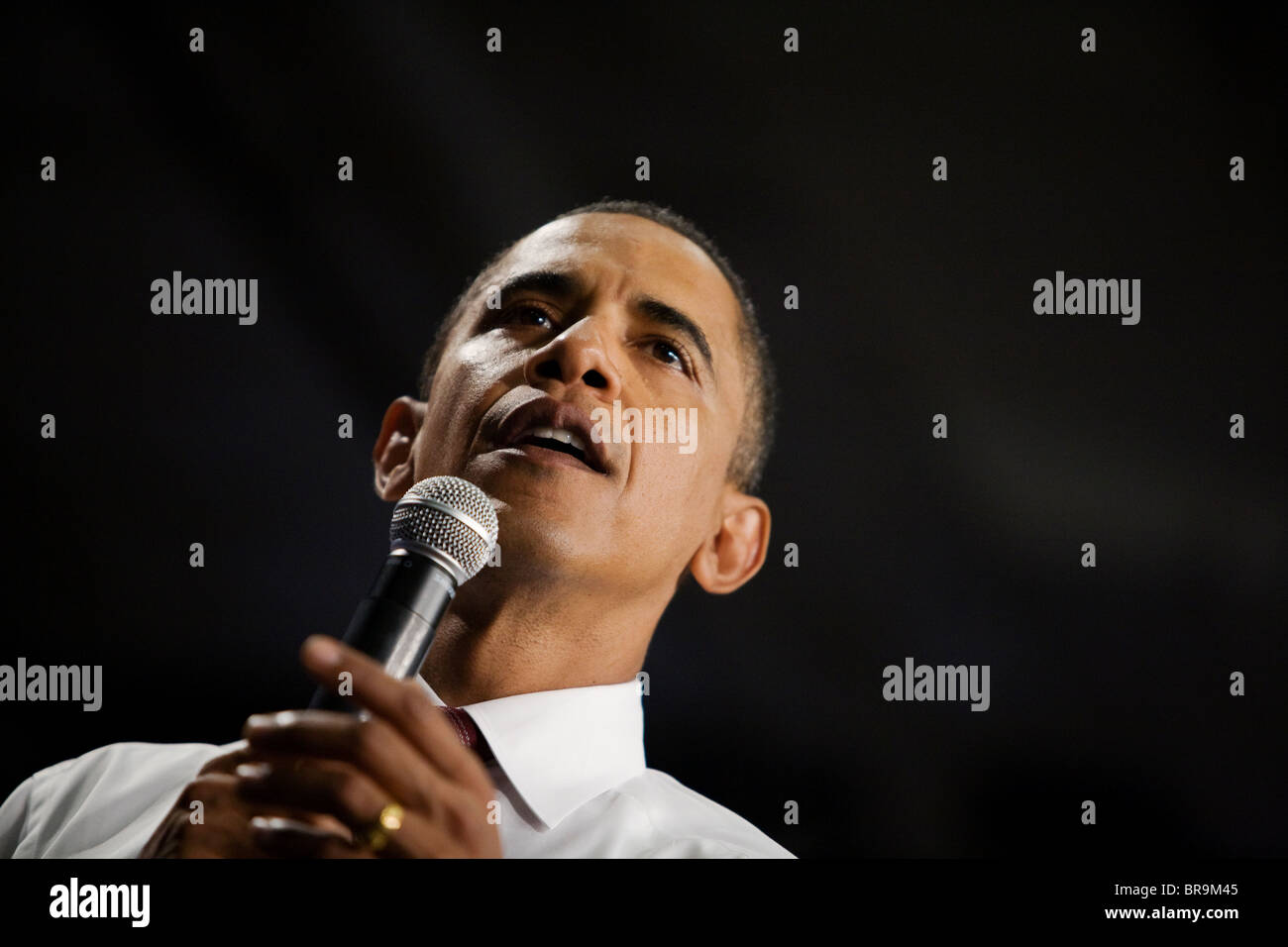 Senator Barack Obama in Albuquerque NM Stockfoto