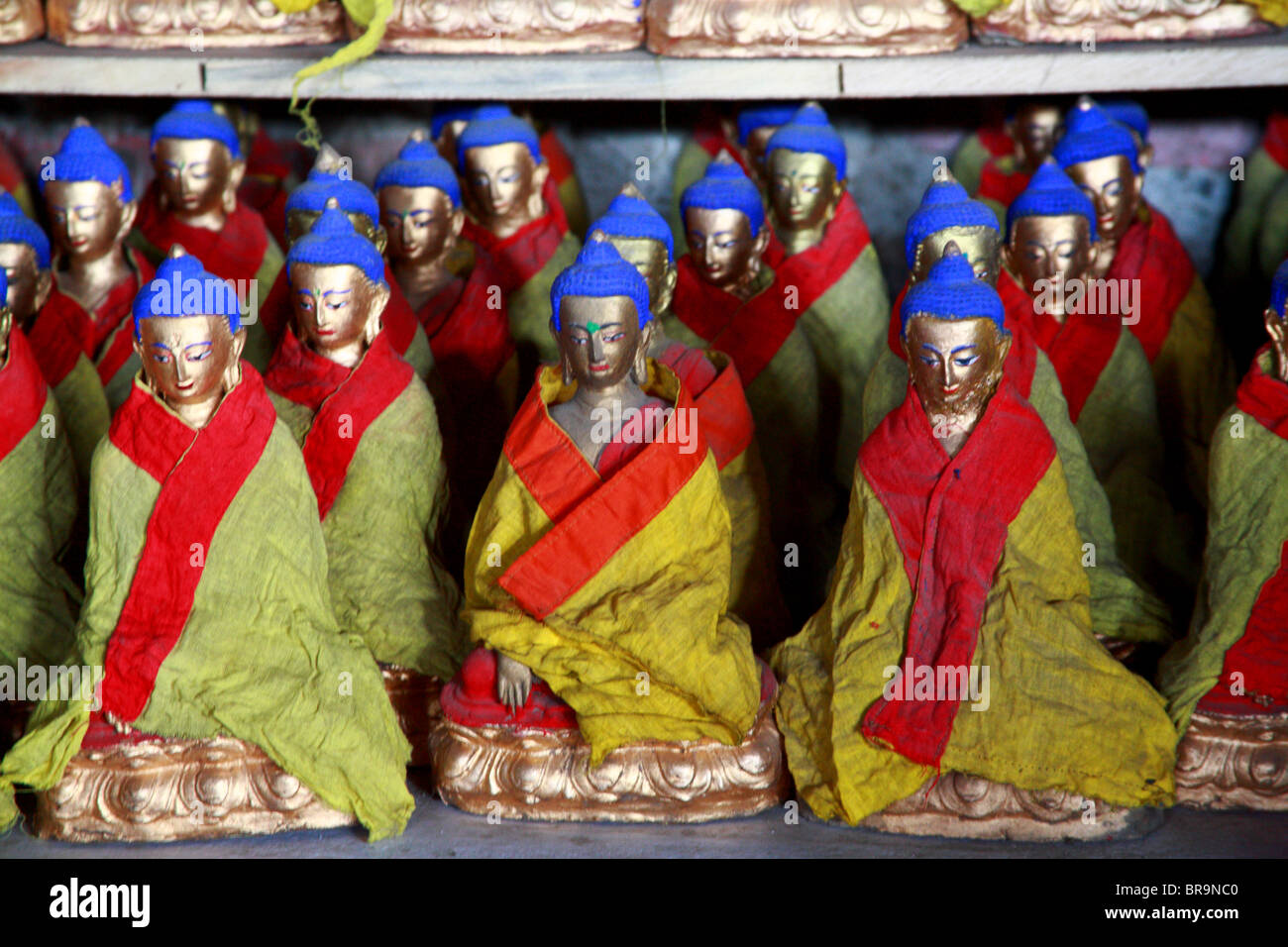 Buddha-Skulpturen Stockfoto