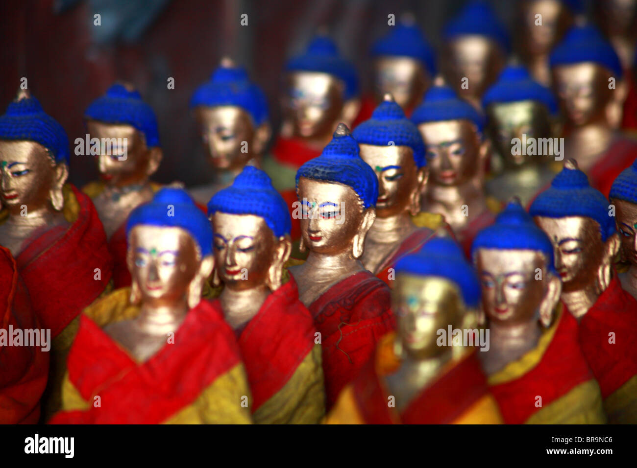 Buddha-Skulpturen Stockfoto