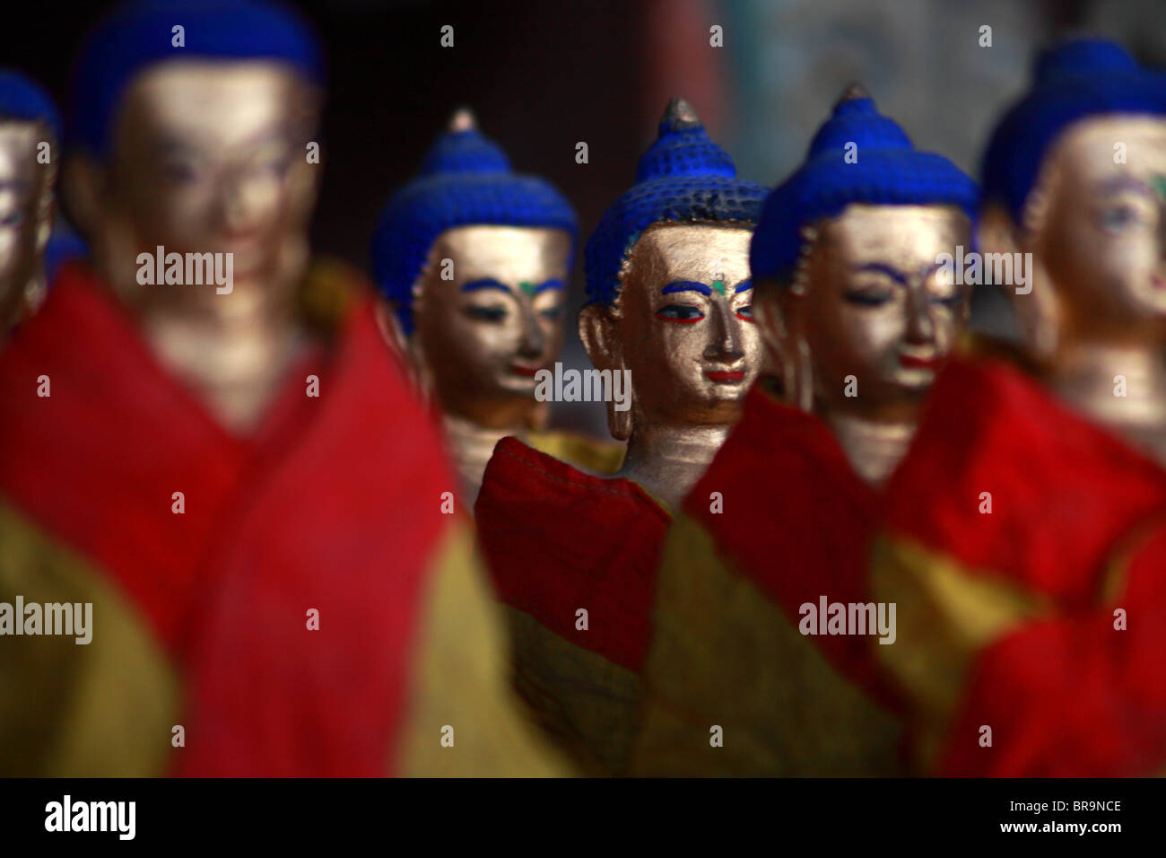 Buddha-Skulpturen Stockfoto