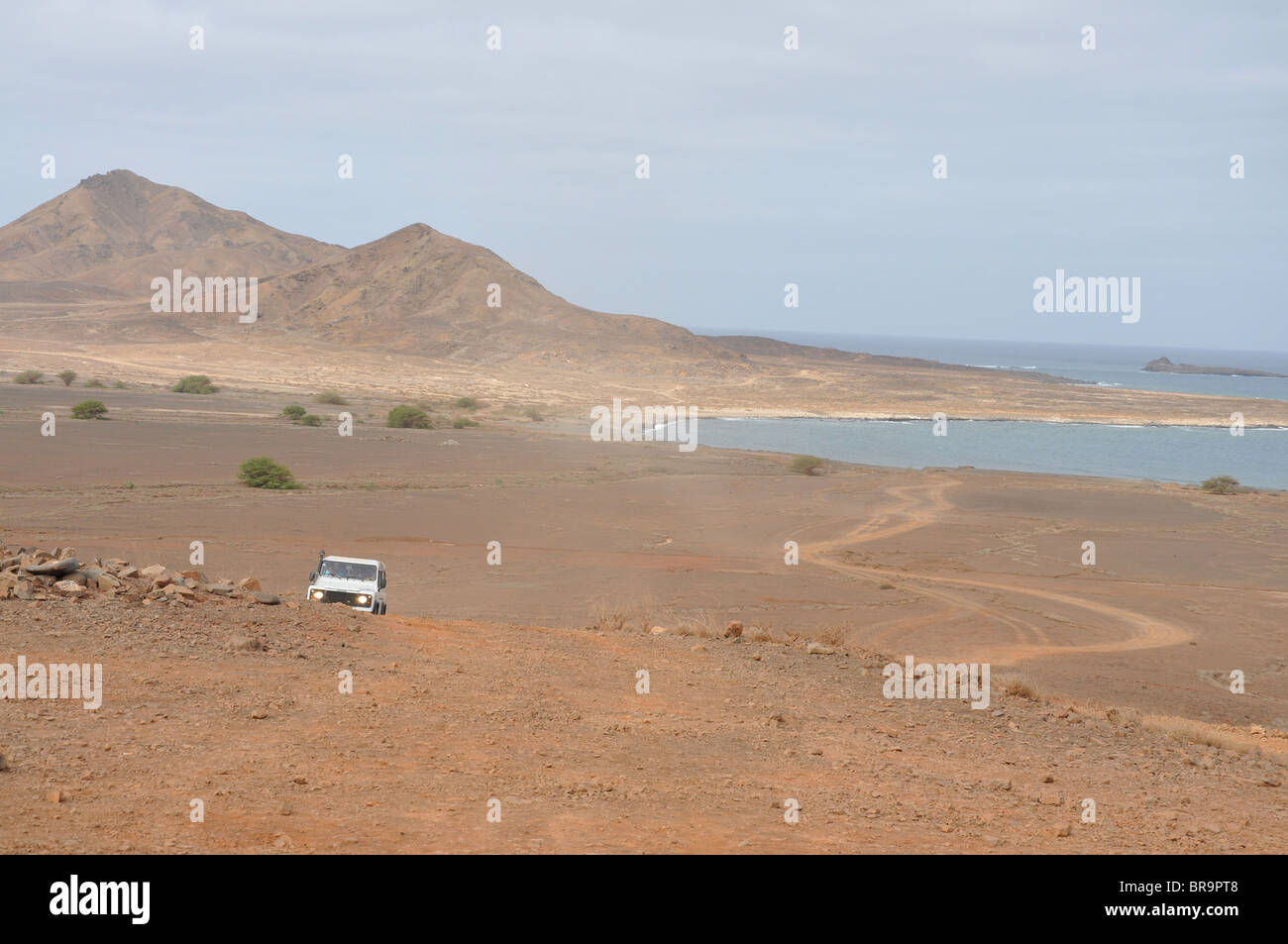 Jeep off Road in Sal, Kap Verde Stockfoto