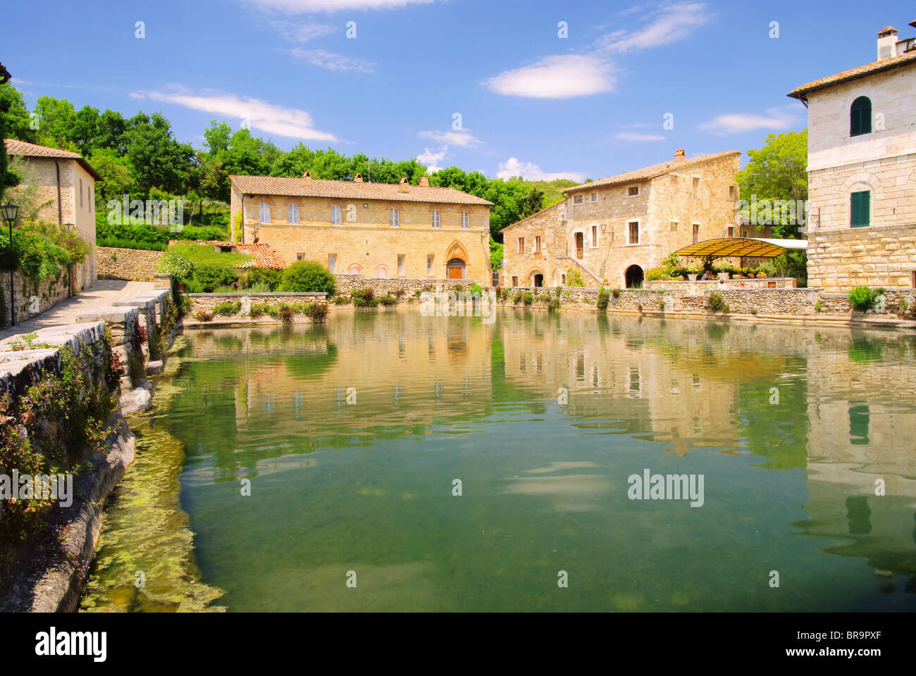 Bagno Vignoni 03 Stockfoto