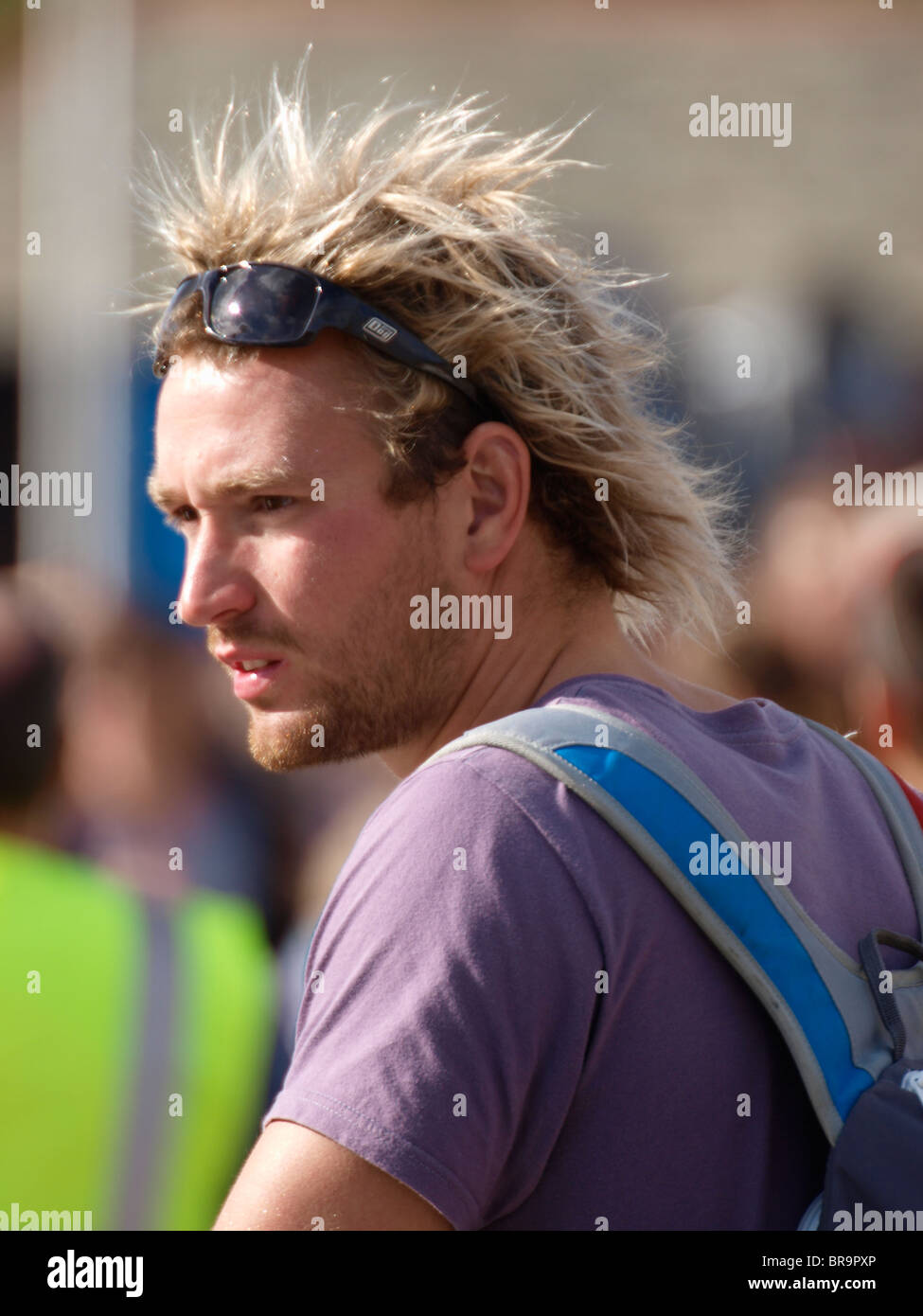 Junger Mann, Devon, UK Stockfoto