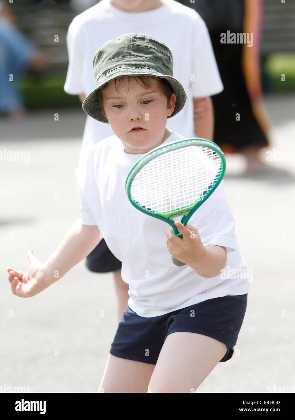 Schulsporttag - tennis Stockfoto