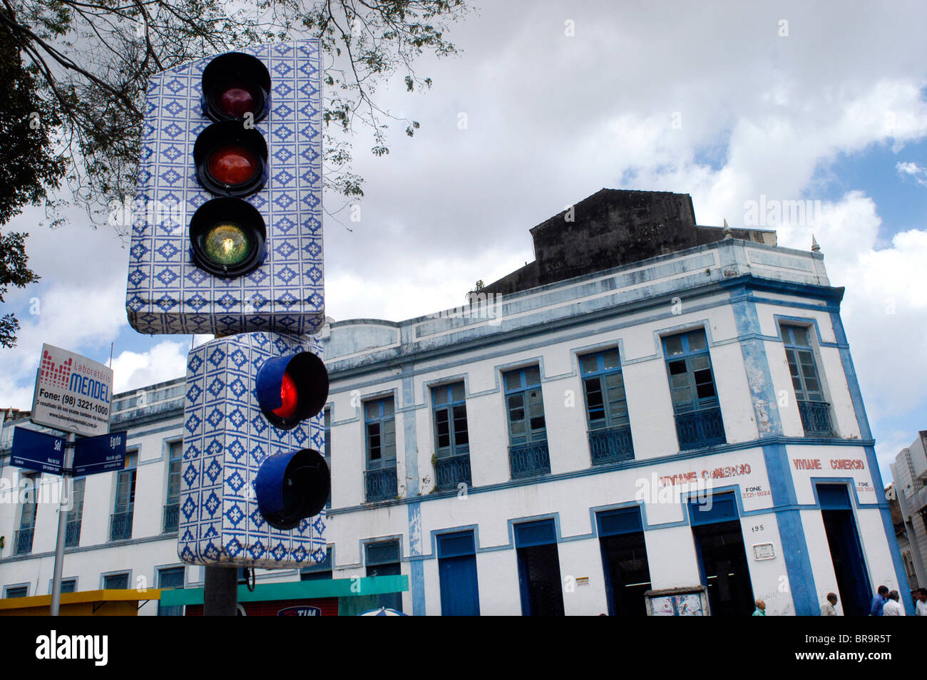 Brasilianischen Bundesstaates Maranhao Stadt der São Luís. Stockfoto