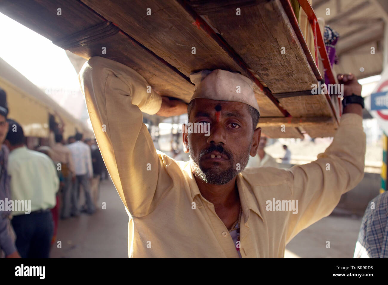 Lunchbüchsen in Mumbai Stockfoto