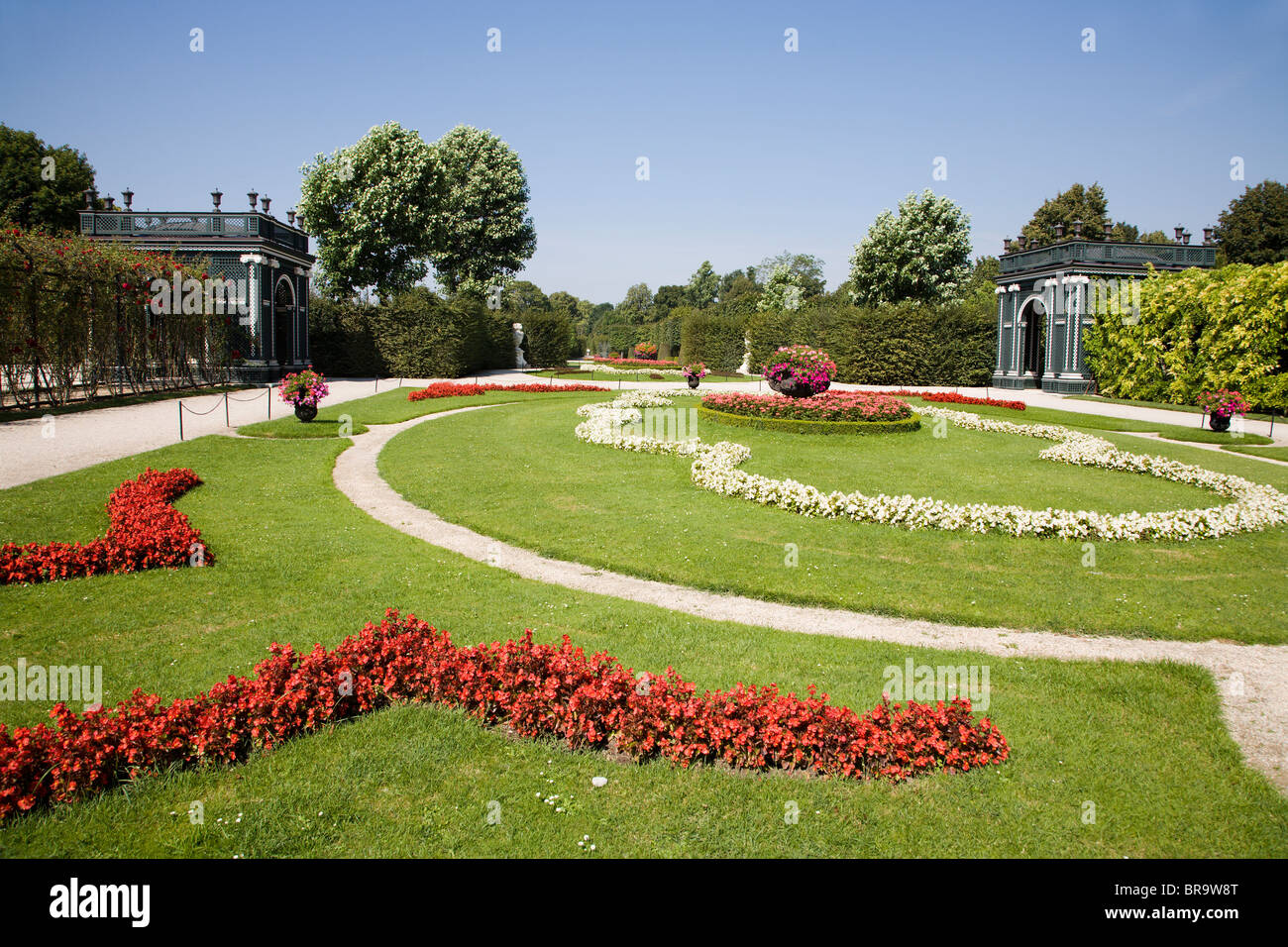 Wien - Garten von Schloss Schönbrunn Stockfoto