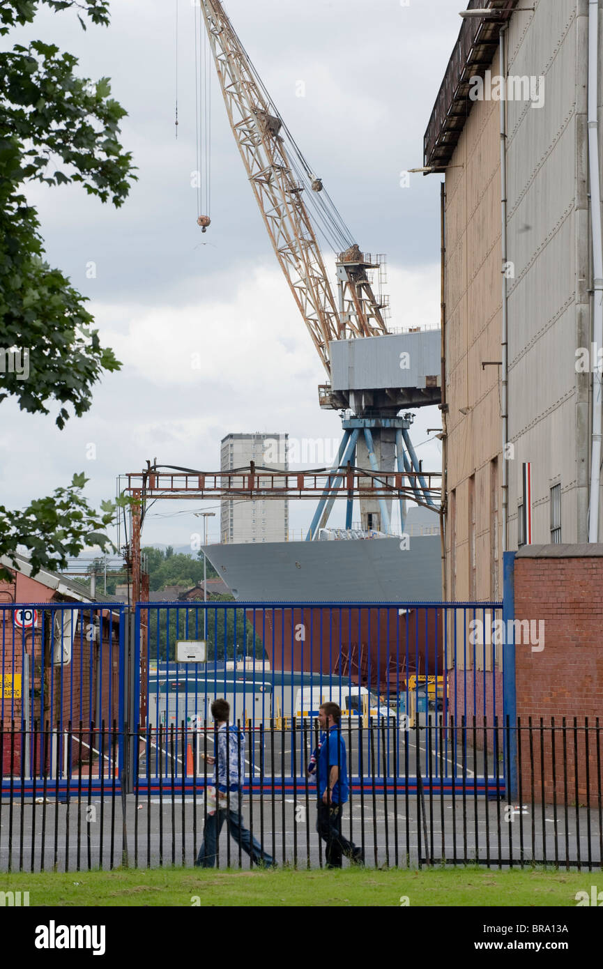 Govan Glasgow Stockfoto