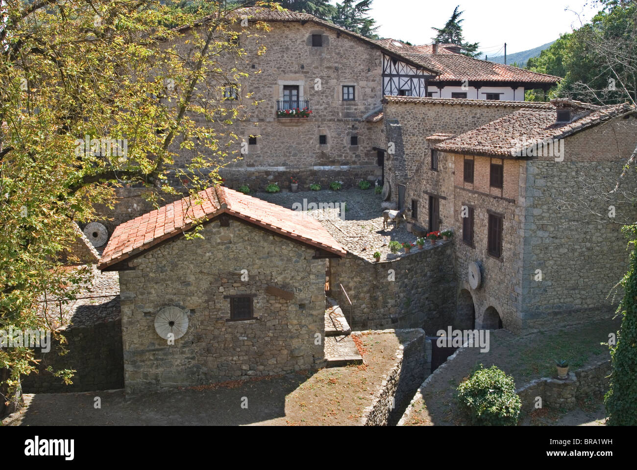 Dorf von Potes, Kantabrien, Spanien. Stockfoto