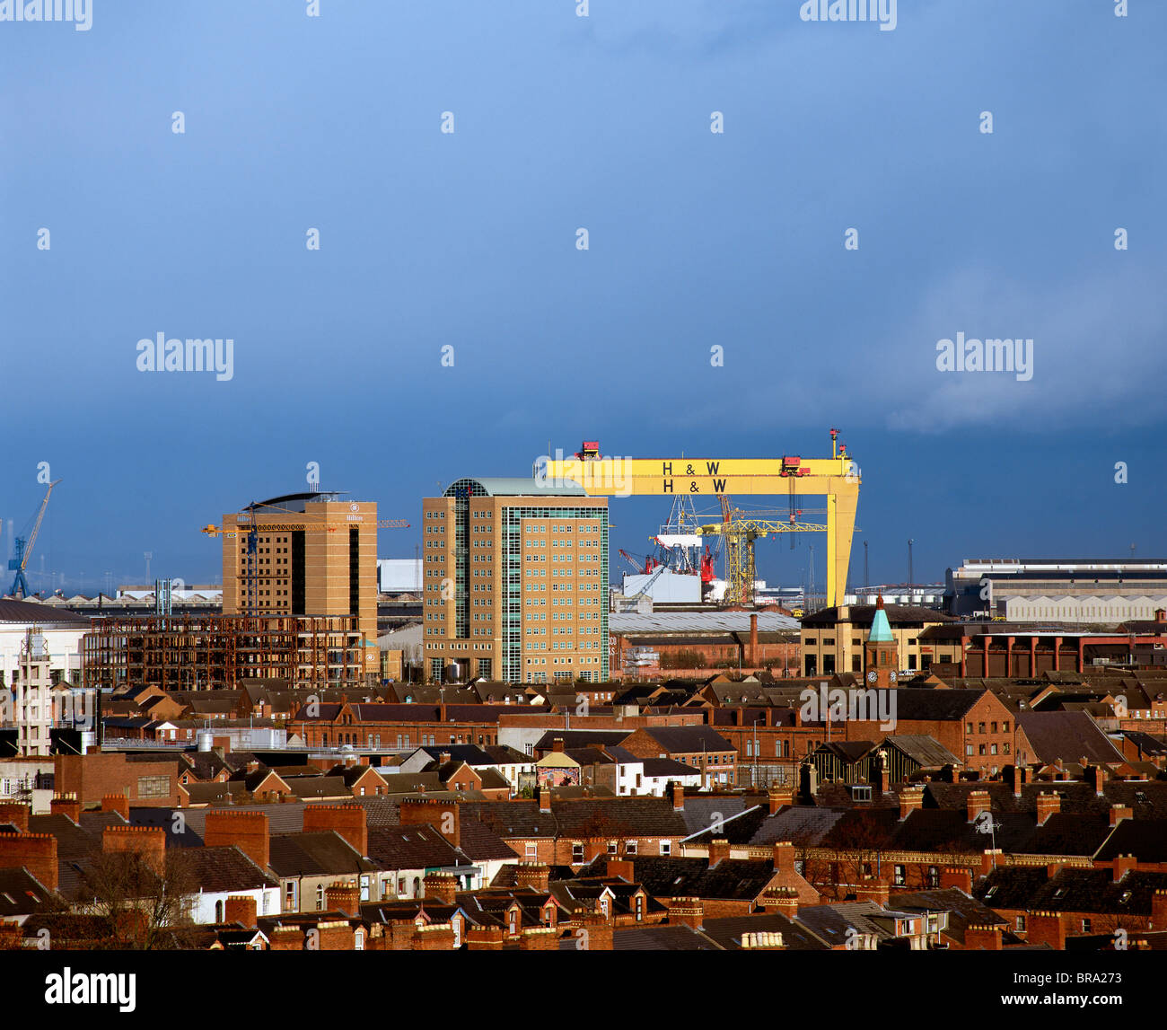 Harland & Wolff Docks, Belfast, Irland Stockfoto