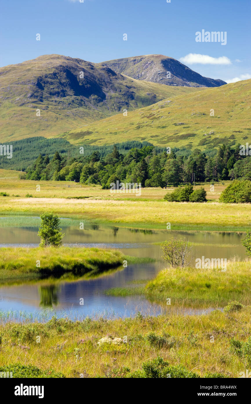 Loch Tulla, schwarzer Berg, Argyll, Schottland. Stockfoto