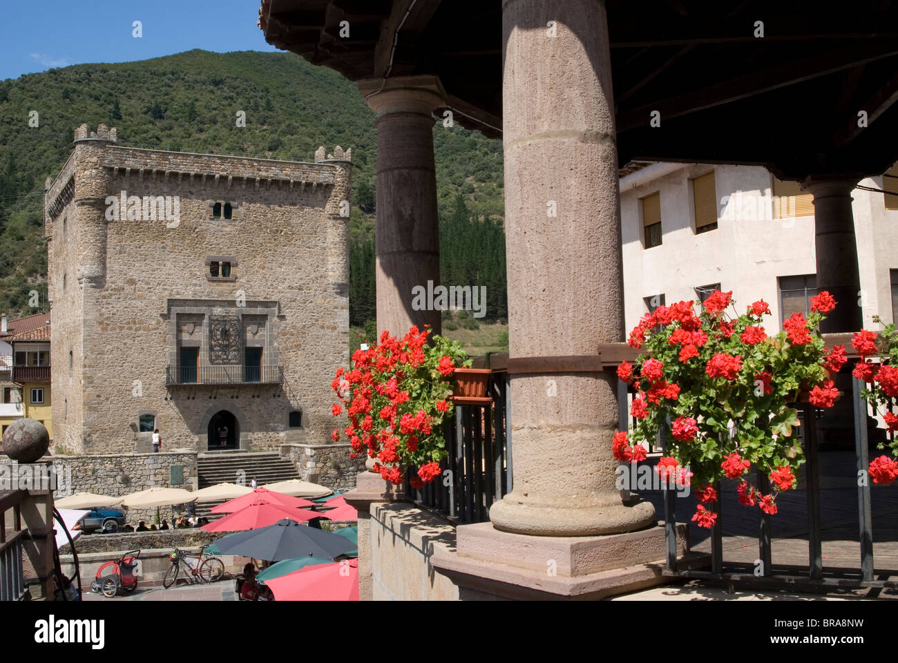 Dorf von Potes, Kantabrien, Spanien. Stockfoto