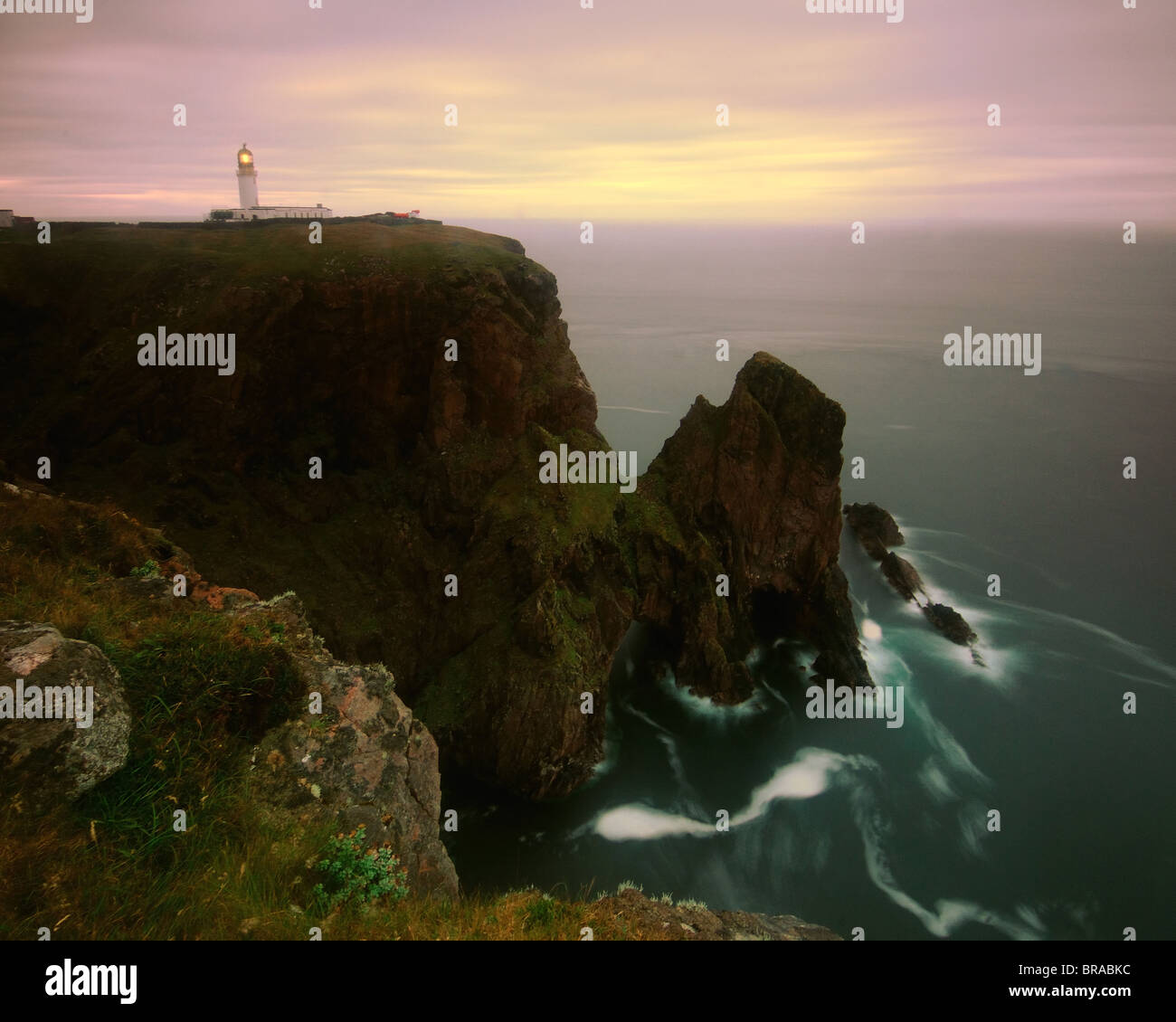 Cape Wrath Leuchtturm, Sutherland, Nordwest-Schottland Stockfoto