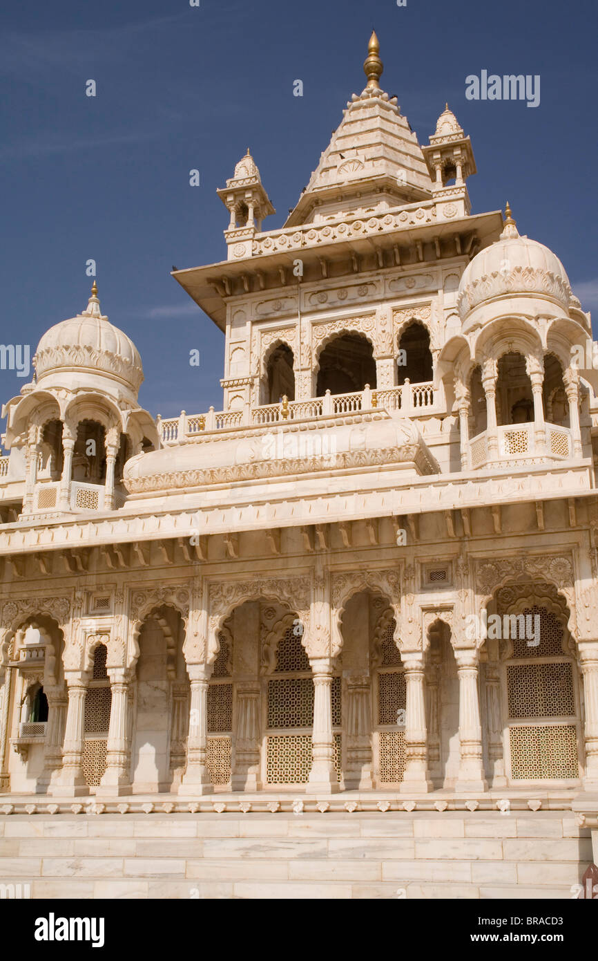 Jaswant Thada Mausoleum, Jodhpur, Rajasthan, Indien, Asien Stockfoto