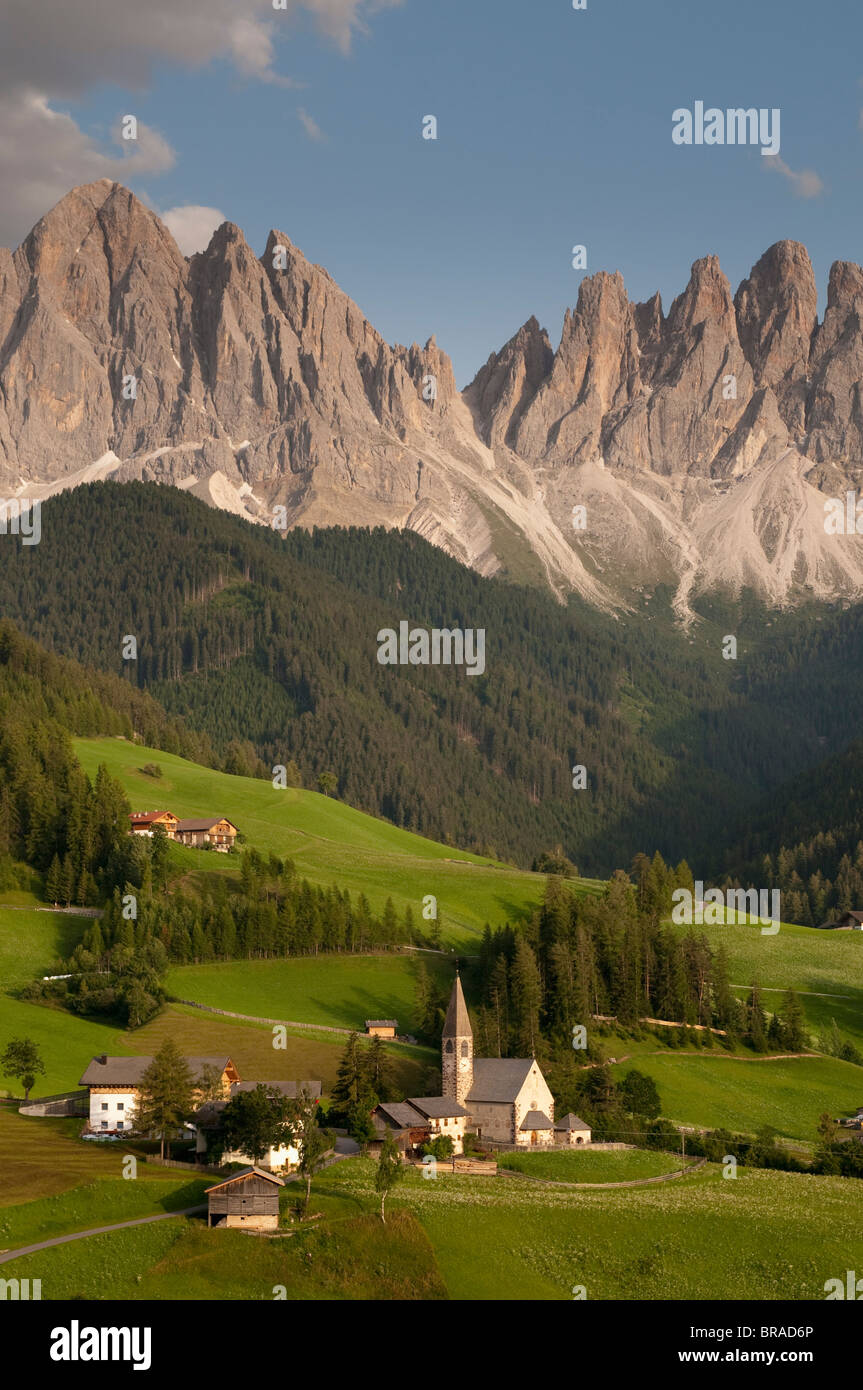 St. Magdalena, Villnösser Tal (Villnoss), Dolomiten, Trentino Alto Adige, South Tyrol, Italien, Europa Stockfoto