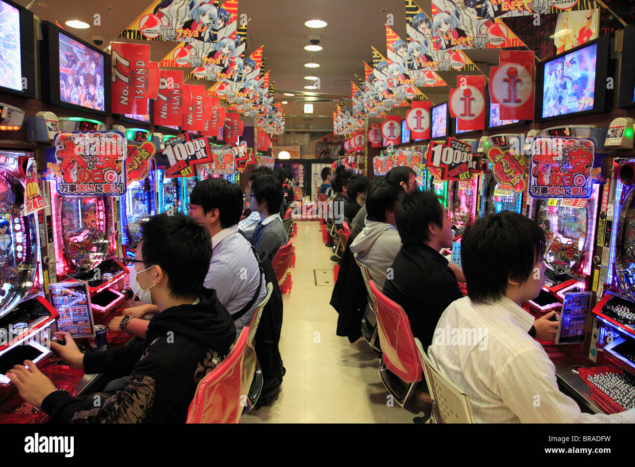 Pachinko Salon, Electric Town, Akihabara, Tokyo, Japan, Asien