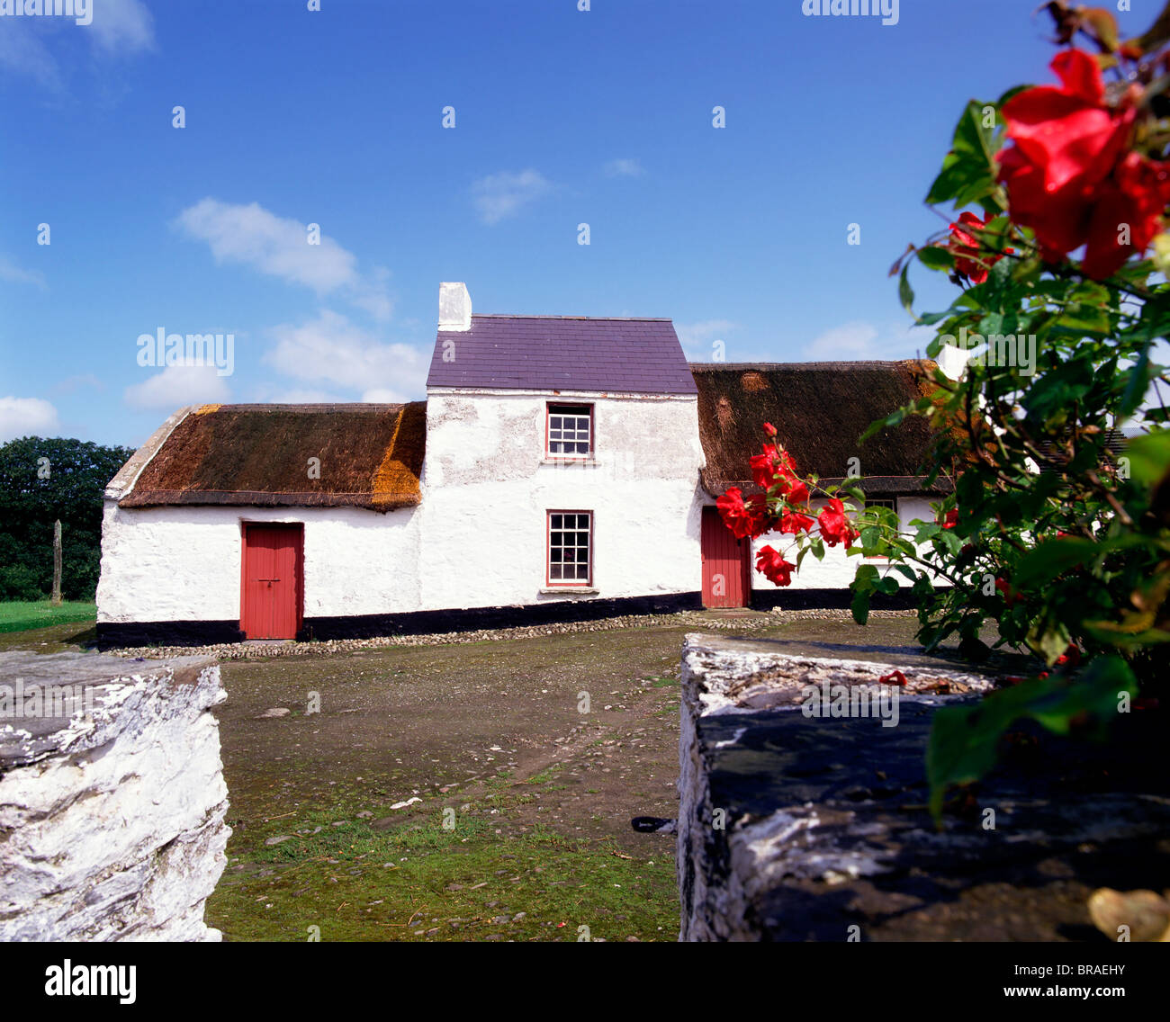 Präsident Wilson House (Homestead Woodrow Wilsons Großvaters), Dergalt, Co. Tyrone, Irland Stockfoto