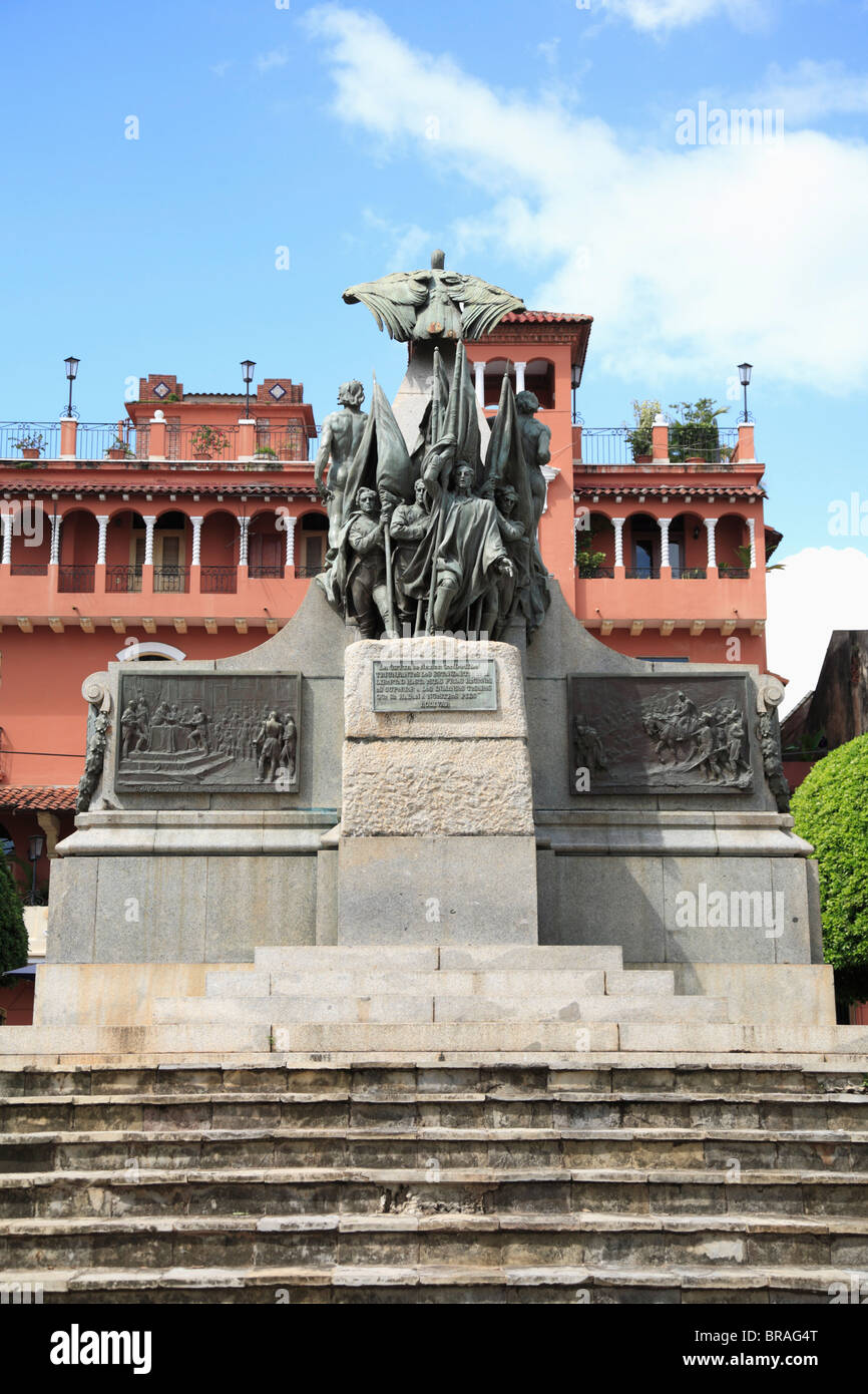 Plaza Bolivar, Casco Antiguo (Casco Viejo), Altstadt, San Felipe Bezirk, Panama City, Panama, Mittelamerika Stockfoto