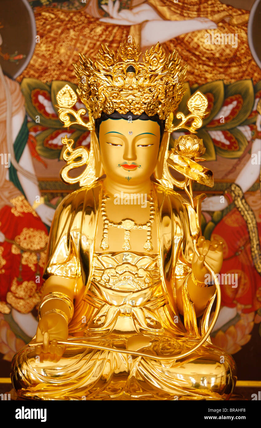 Kwanseum Bosal, Avalokitesvara (Bodhisattva des Mitgefühls), Seoul, Südkorea, Asien Stockfoto