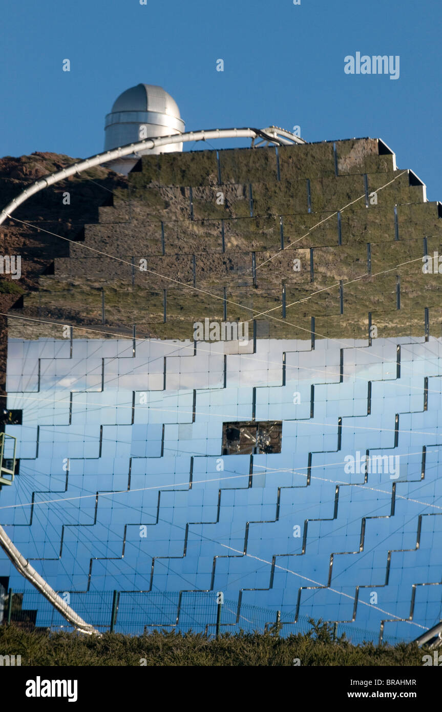 Sternwarte an Spitze des Taburiente, La Palma, Kanarische Inseln, Spanien, Europa Stockfoto