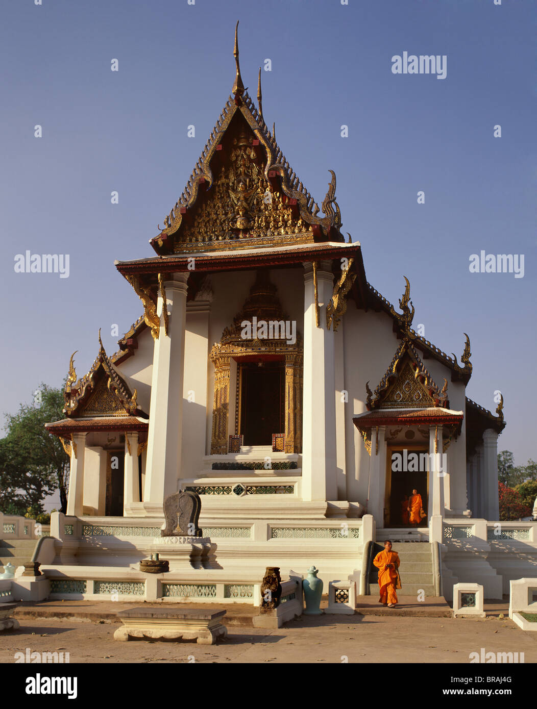 Wat Na Phra Mane, Ayutthaya, Thailand, Südostasien, Asien Stockfoto