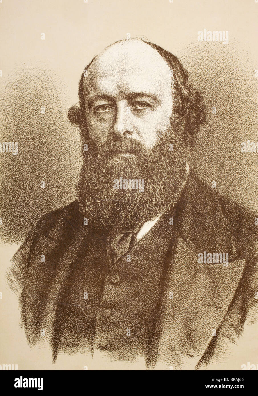 Robert Arthur Talbot Gascoyne-Cecil, 3. Marquess of Salisbury, 1830 to1903. Auch bekannt als Lord Robert Cecil und Viscount Cranborne. Stockfoto