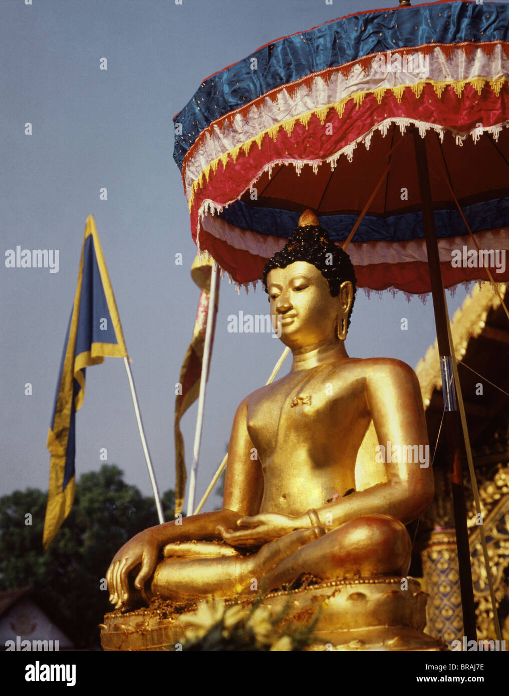 Phra Buddha Geerdicke, Chiang Mai, Thailand, Südostasien Stockfoto
