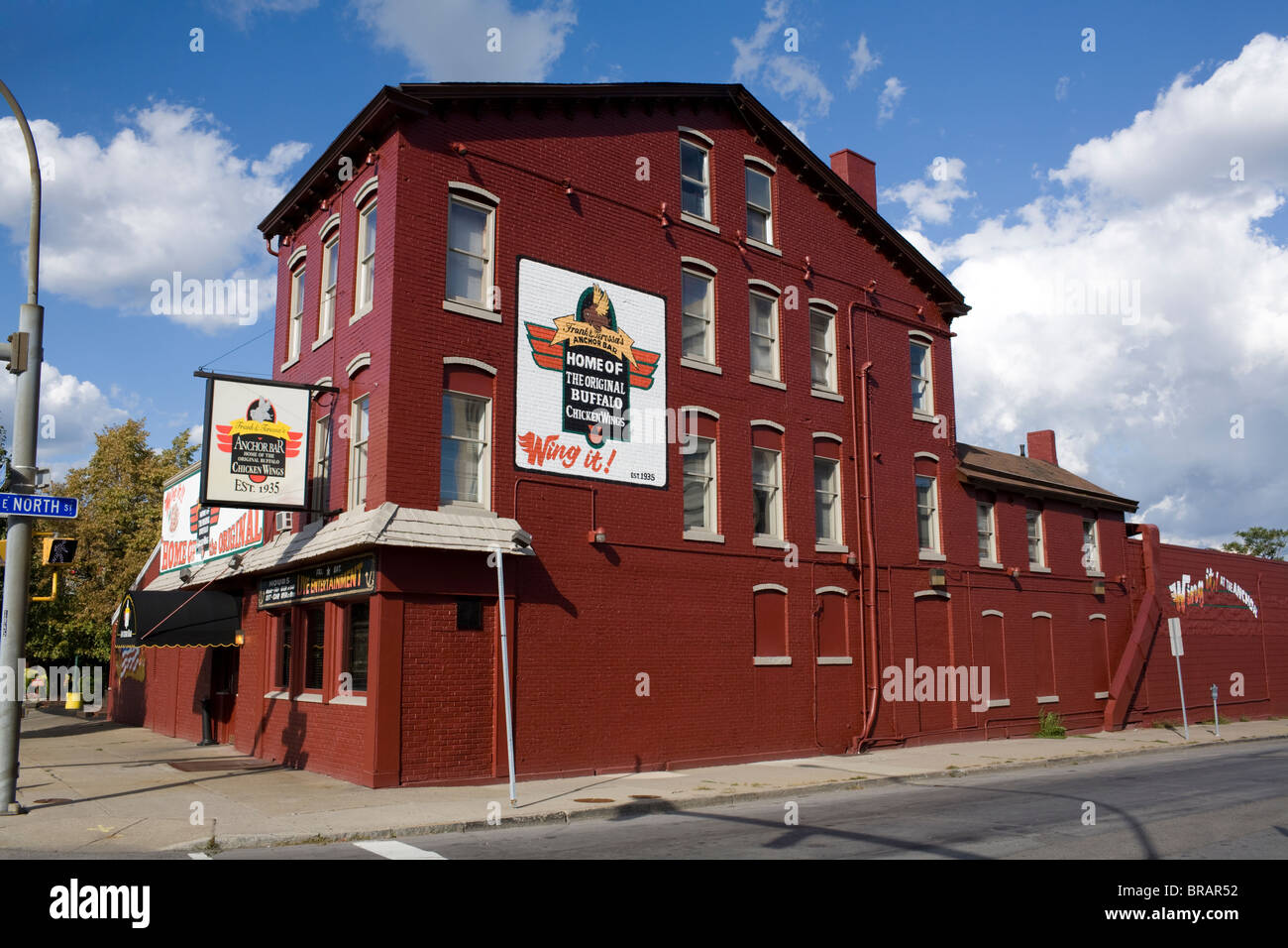 Anchor Bar ist Heimat der original Buffalo Wings, Buffalo, New York Stockfoto