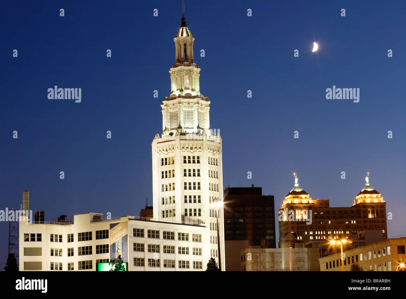 Die Electric Tower und Jugendstil-Gebäude, Buffalo, New York Stockfoto