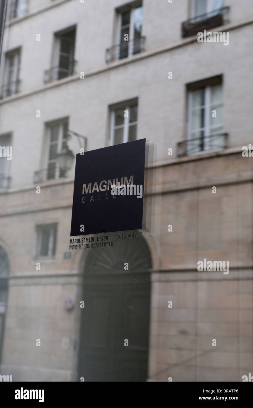 Magnum Gallery, St Germain des Prés, Paris, Frankreich Stockfoto
