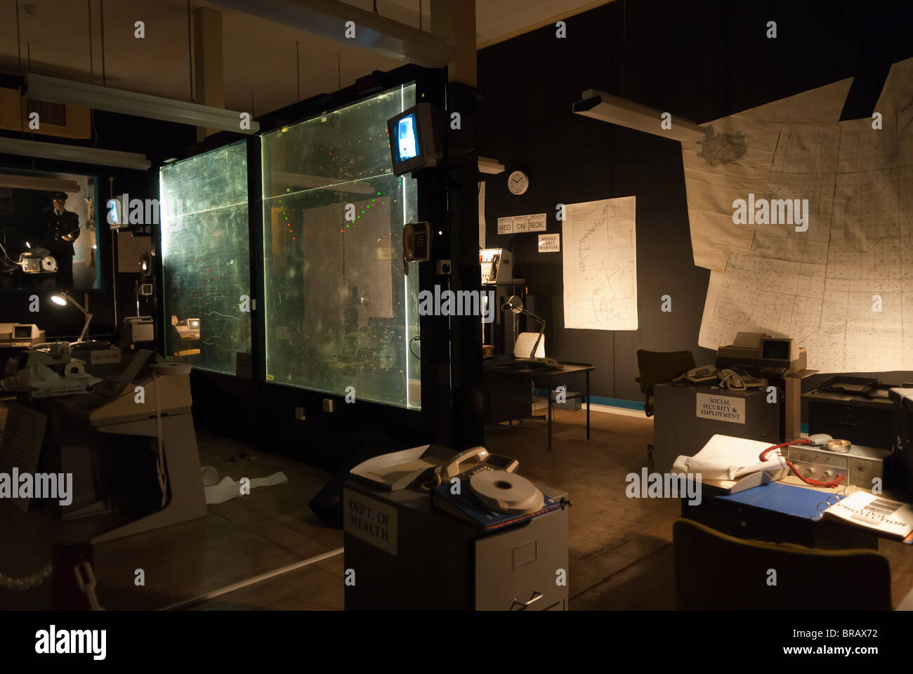 Schottlands geheimen Bunker Stockfoto