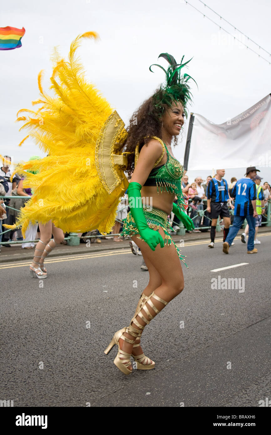 Gay-Pride-Parade, Brighton 2009 Stockfoto