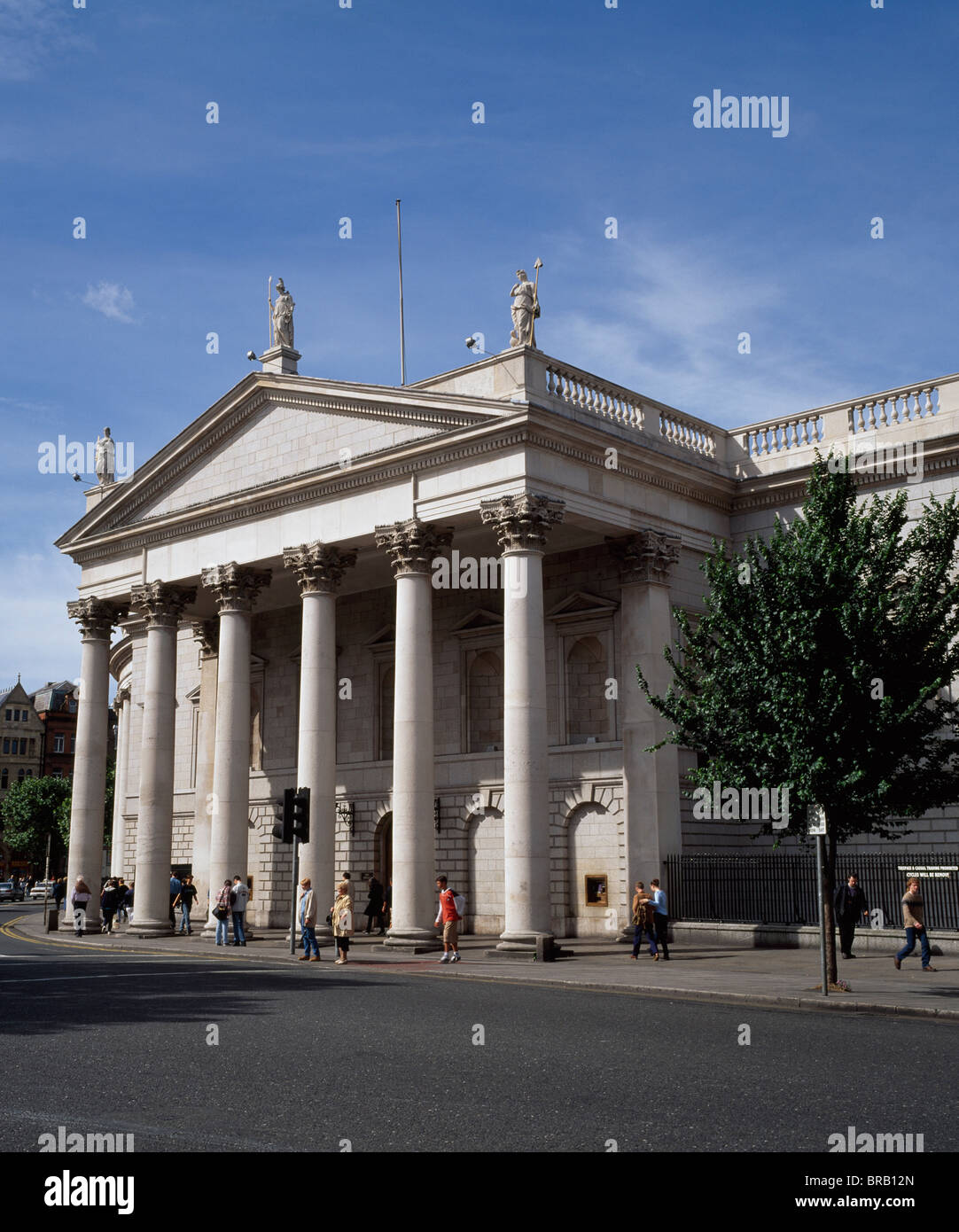 Bank von Irland College Green, Dublin, Co. Dublin, Irland; Einst als das Haus des Parlaments jetzt verwendet als Bank Bank Stockfoto