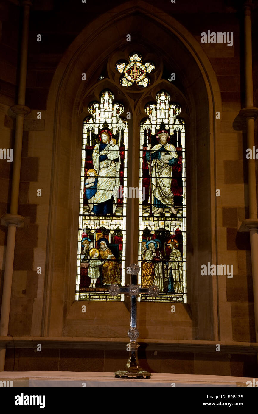 Repton School Kapelle. in der Nähe von Repton, Derbyshire, Großbritannien, UK Stockfoto