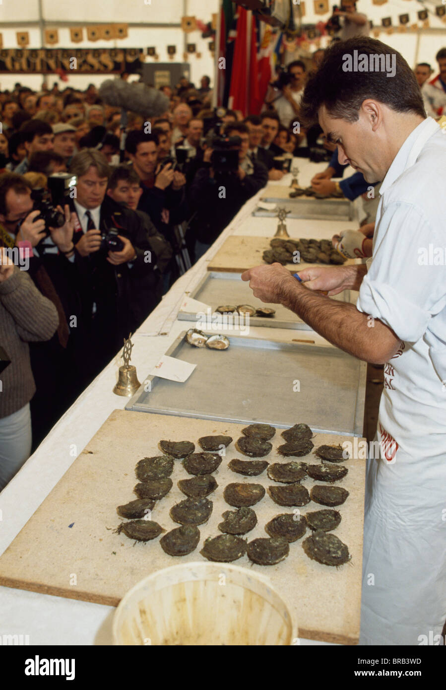 Traditionelle Feste, Clarin Brücke Oyster Festival, Co Galway Stockfoto