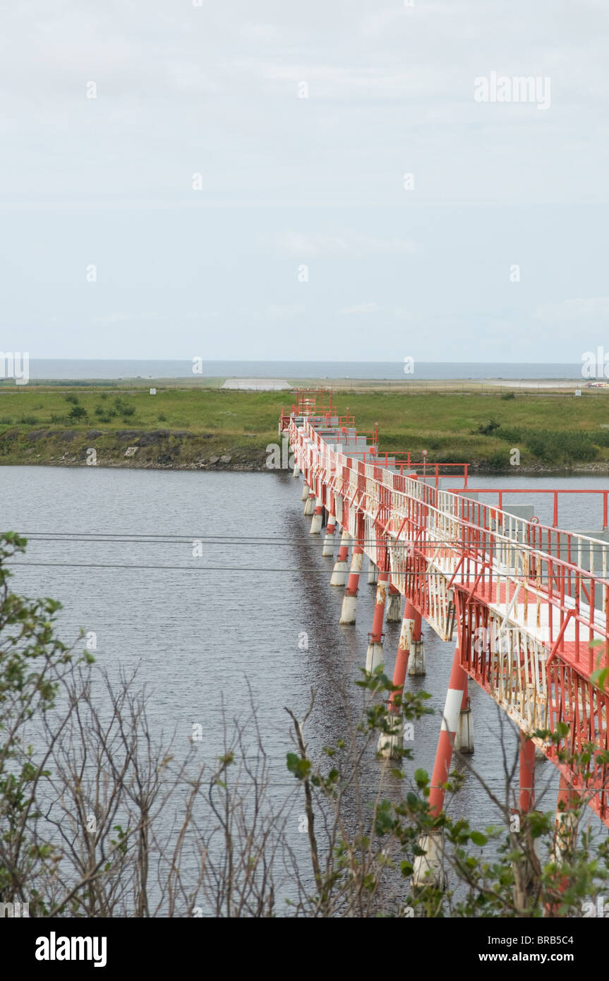 Landung Lichter Stepehnville Flughafen Neufundland und Labrador Stockfoto