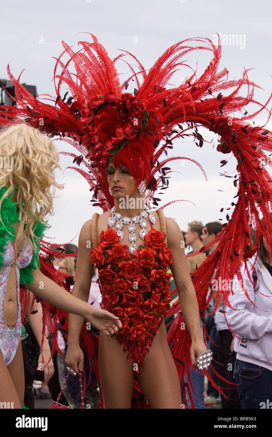 Gay-Pride-Parade, Brighton 2009 Stockfoto