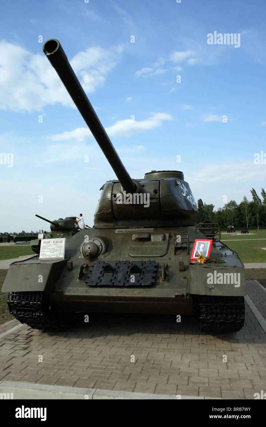 Panzer T-34-85 Stockfoto
