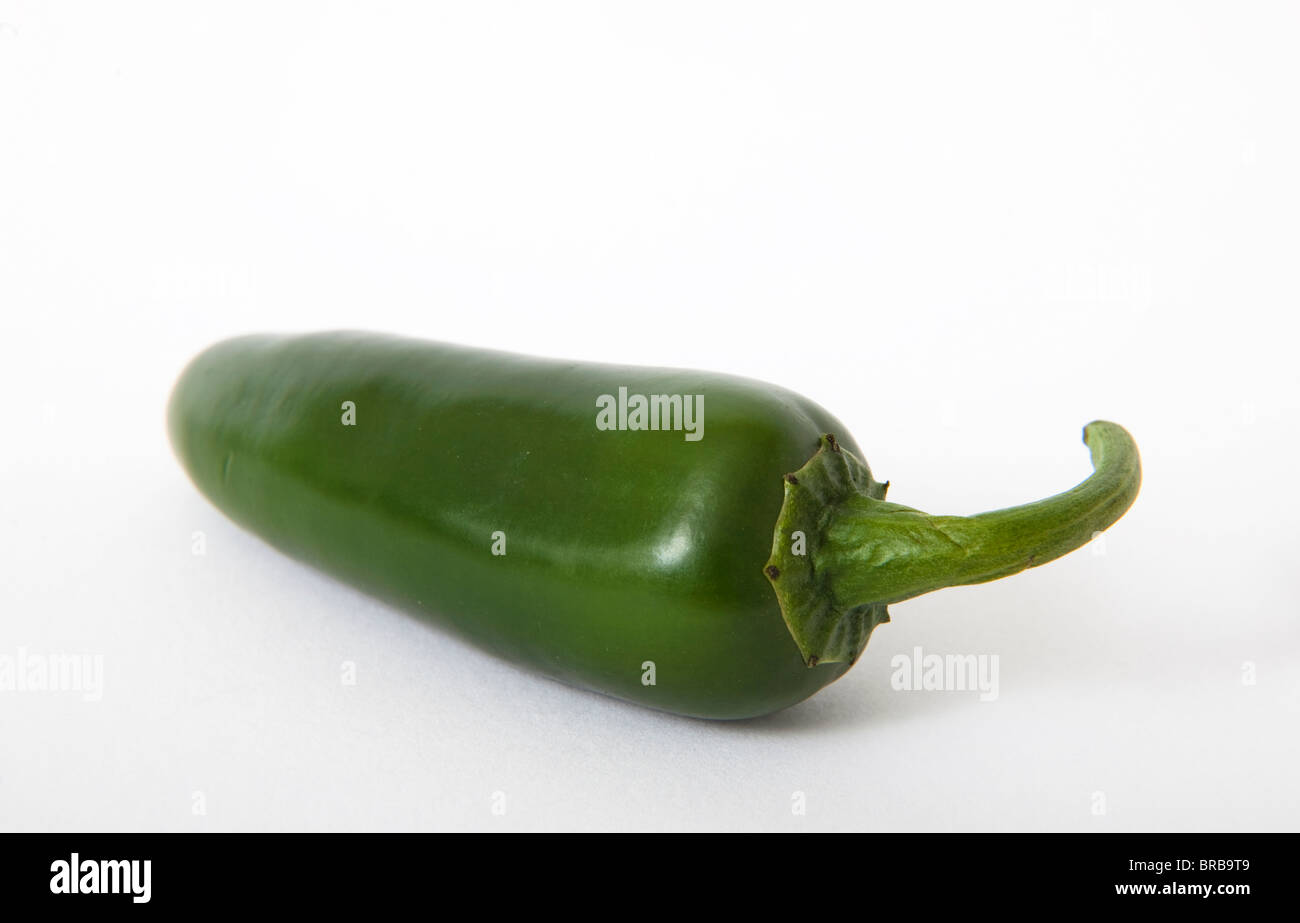 grüne hot Chillie Pfeffer Chili Stockfoto