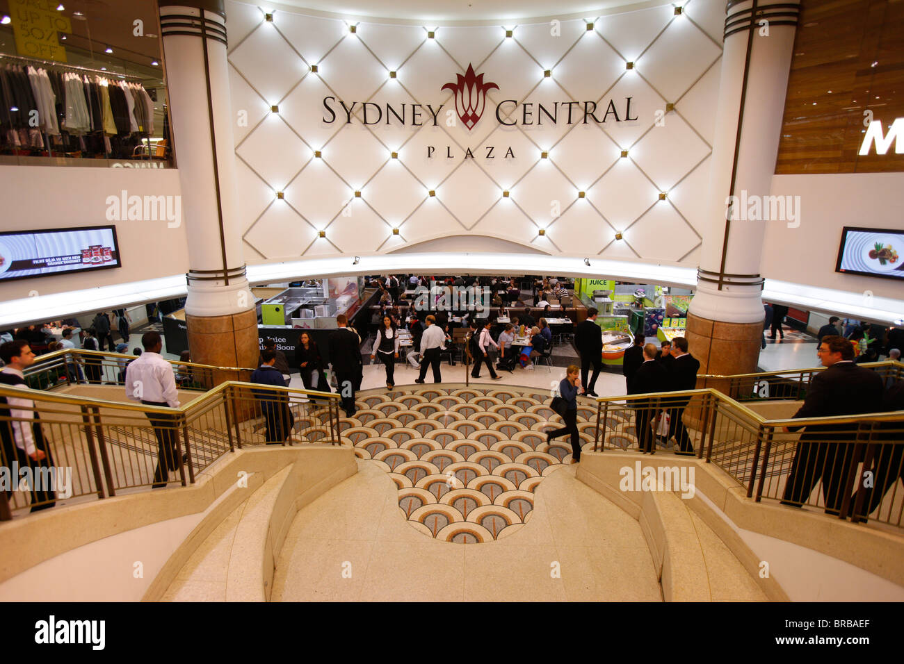 Food-Court, Sydney Central, Sydney, New South Wales, Australien Stockfoto