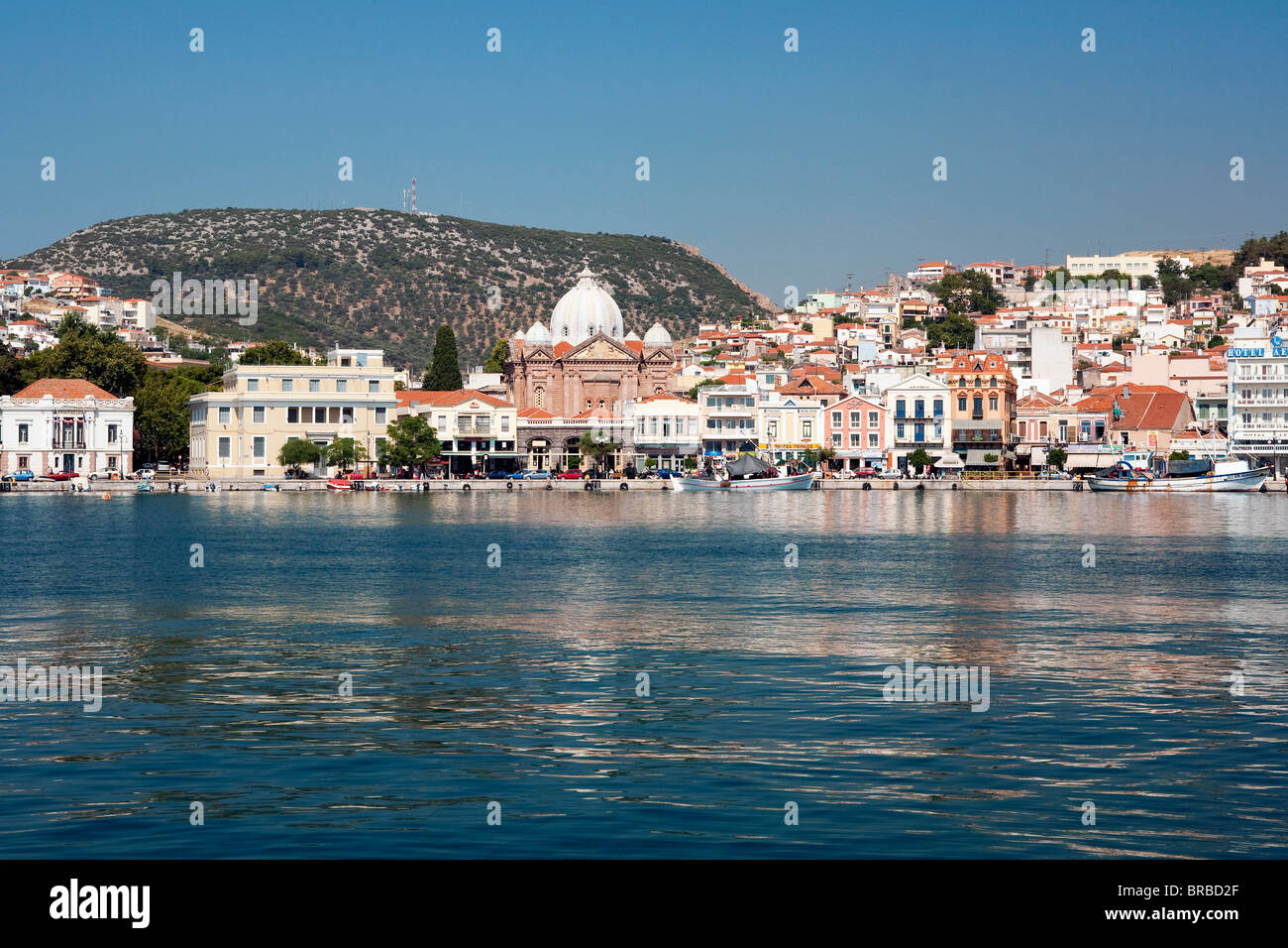 Nord Ost Ägäis Lesbos Insel Griechenlands Stockfoto