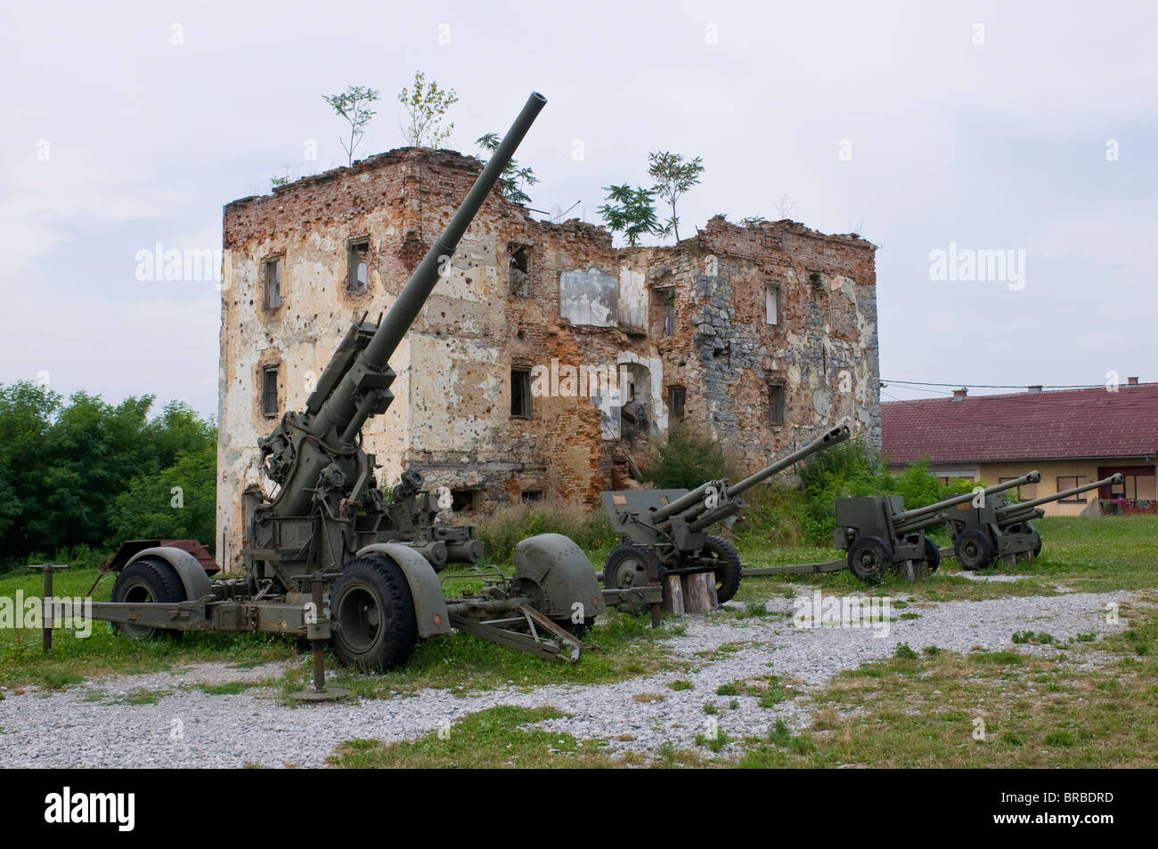 Kriegsmuseum, Karlovac, Kroatien Stockfoto