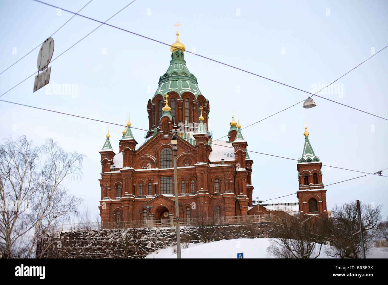 Uspenski Kathedrale, Helsinki, Finnland, Scandinavia Stockfoto