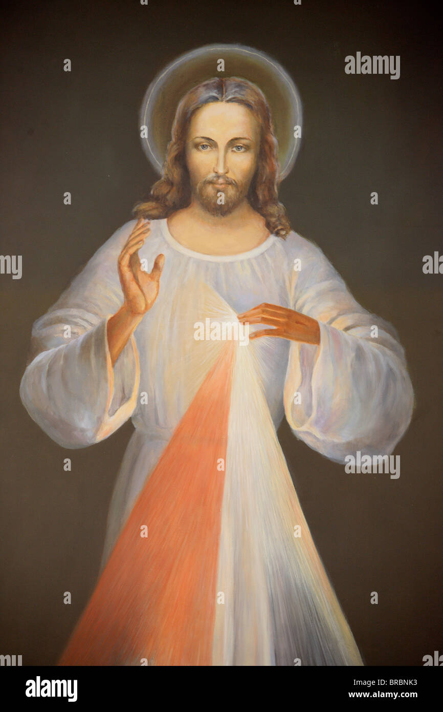 Jesus der Barmherzigkeit, Beit Jala, Palästinensische Autonomiegebiete Stockfoto