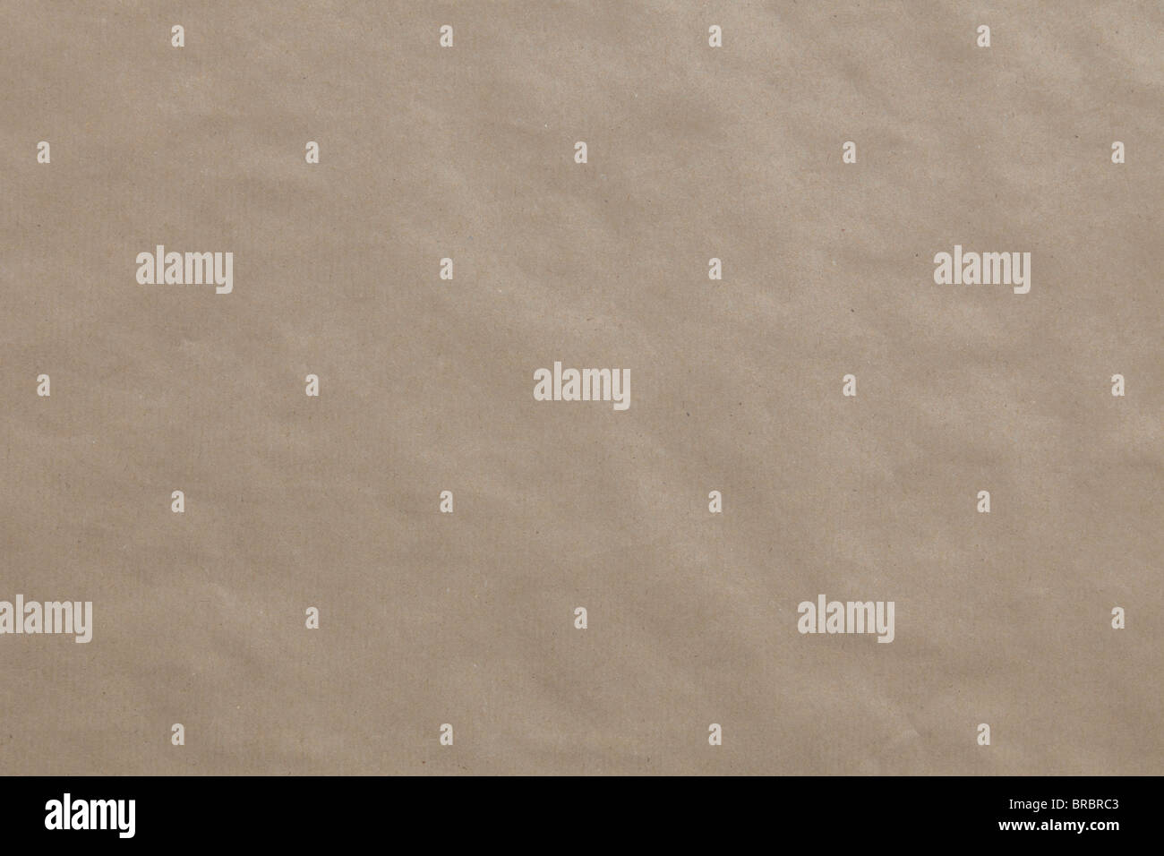 Eine braune Hintergrundtextur von Packpapier. Stockfoto